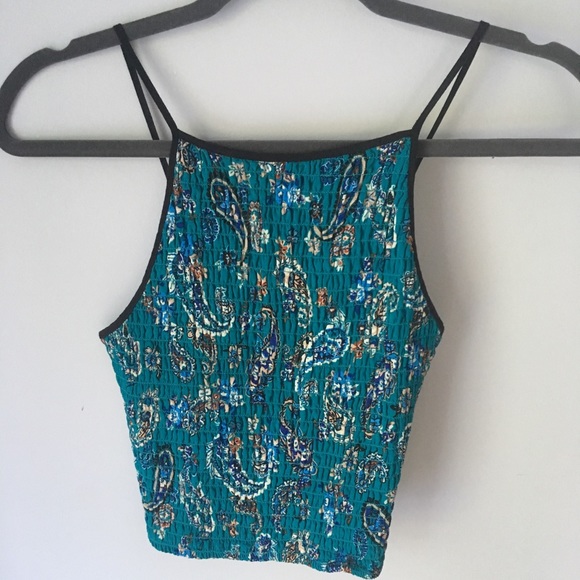 Xhilaration Smocked Tank - Picture 1 of 3